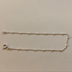 Milor ITALY 925 silver bracelet italian rope bead chain